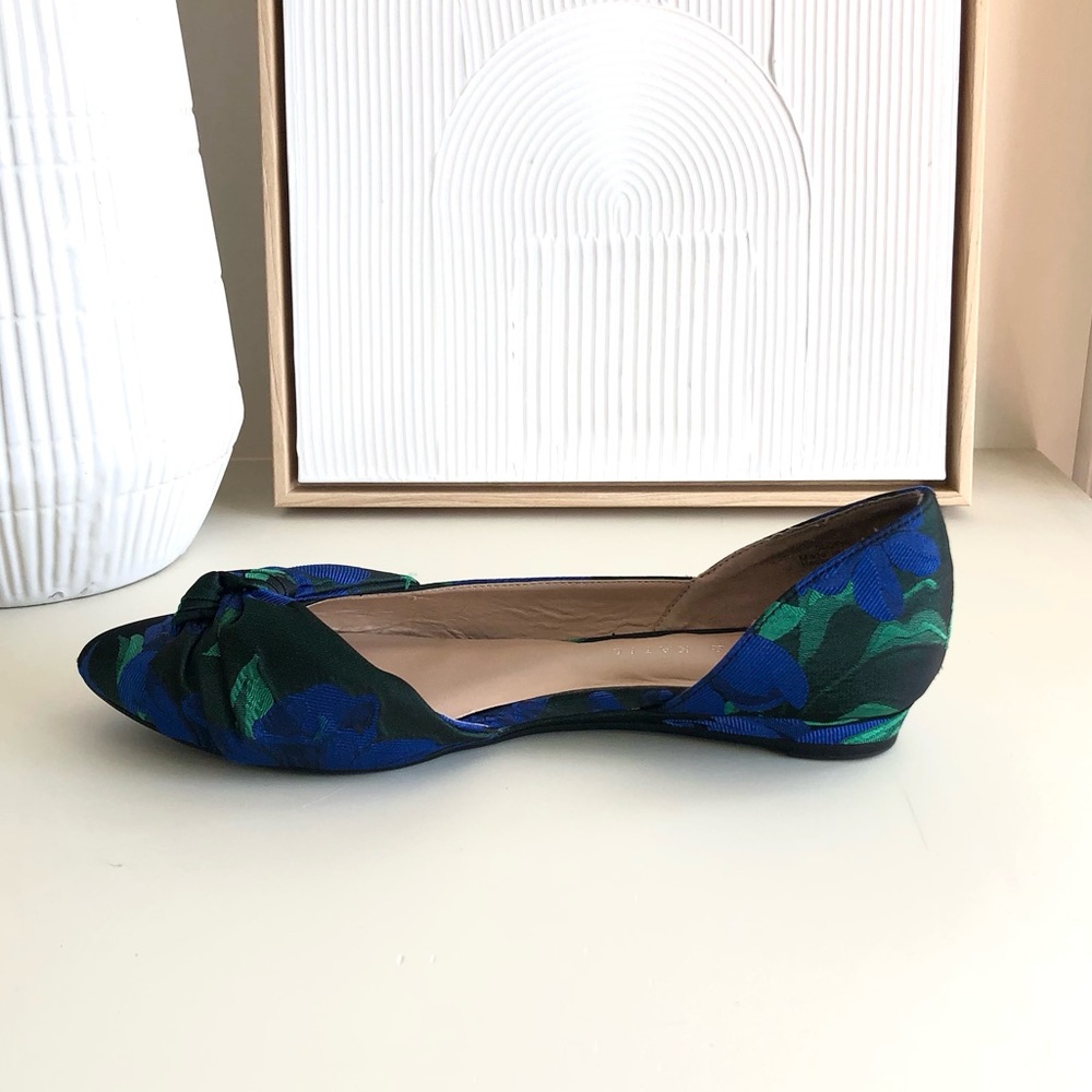 Kelly and Katie Floral Flats with bow detail - Picture 11 of 16